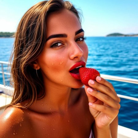 Клубника красивая