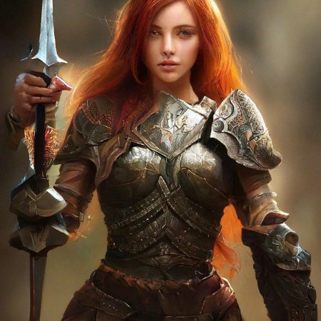 Девушка воительница