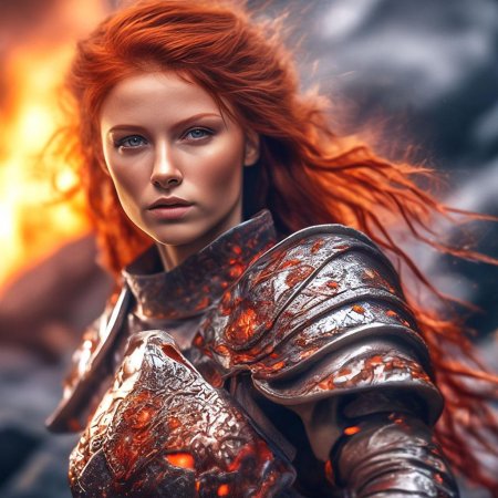 Девушка в доспехах