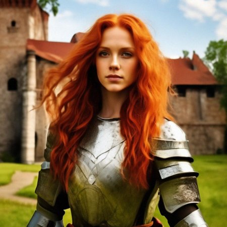 Девушка с рыжими волосами