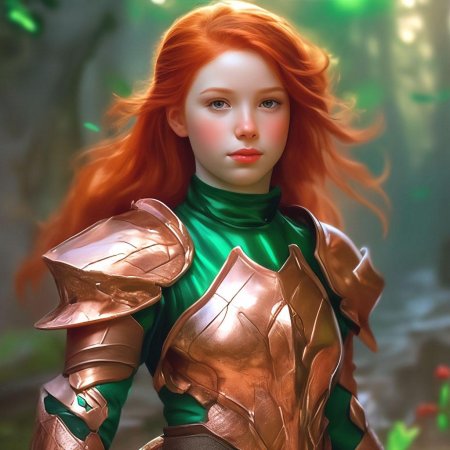 Рыжая девушка