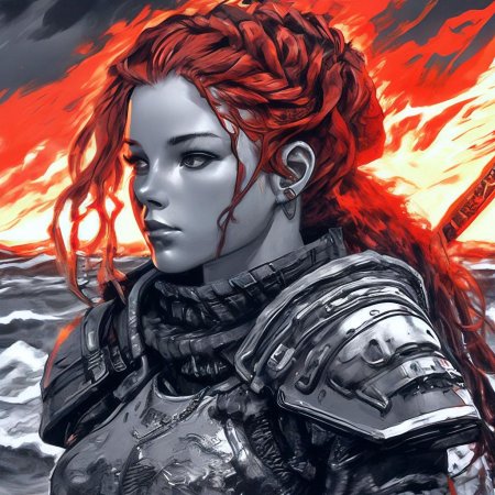 Девушка в доспехах