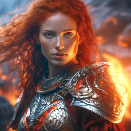 Девушка в доспехах