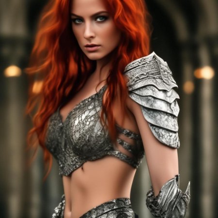 Женщина с рыжими волосами