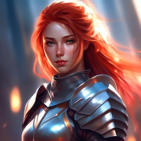 Девушка рыцарей