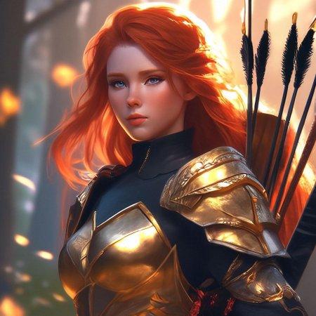 Девушка в доспехах