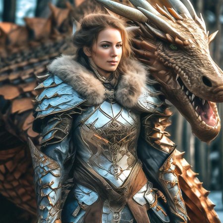 Дракон красивый