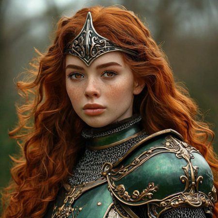 Девушка рыцарей