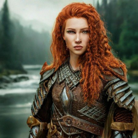 Рыжеволосая девушка