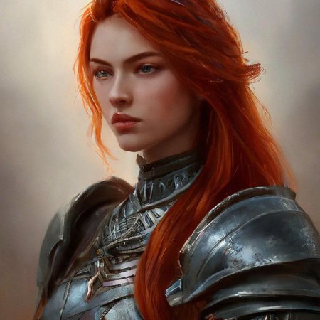 Девушка рыцарь арт