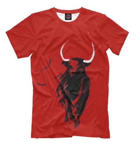 Футболка бык