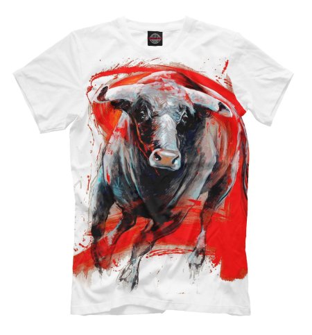 Футболка бык