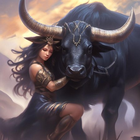 Красивый бык