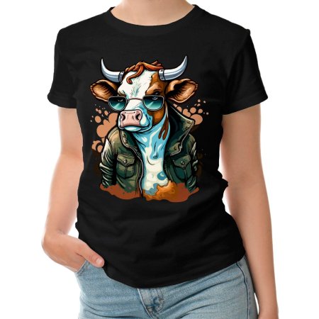 Футболка коровы