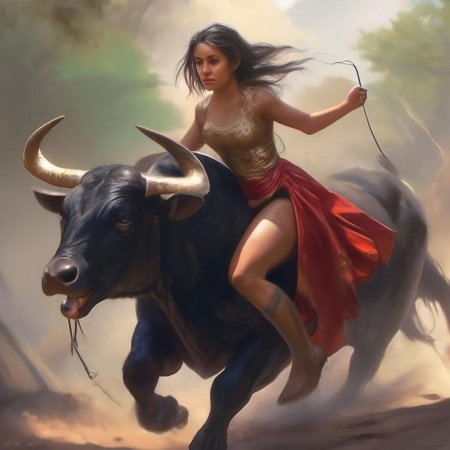 Бык красивый