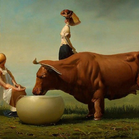 Корова и бык