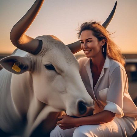 Красивая доярка