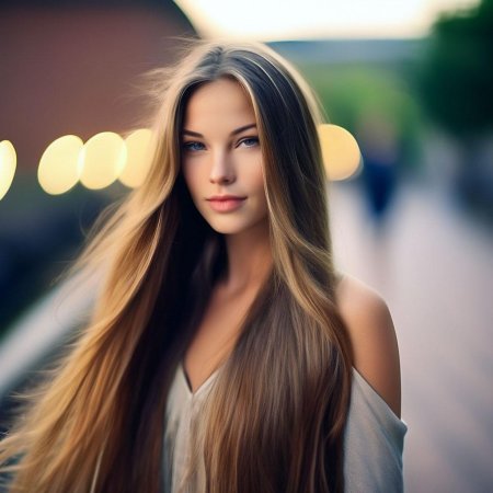 Длинные волосы красивые