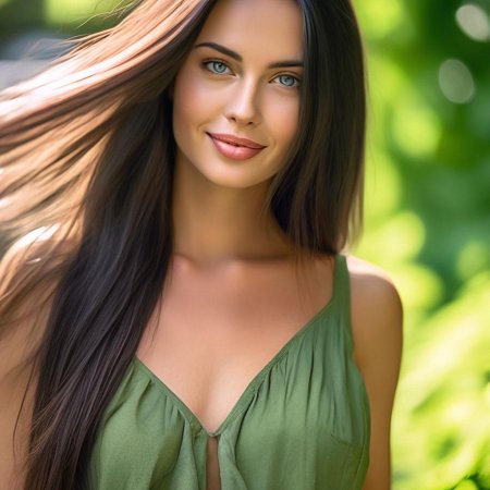 Красивая девушка лет