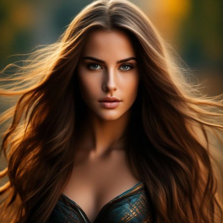 Темно русая девушка