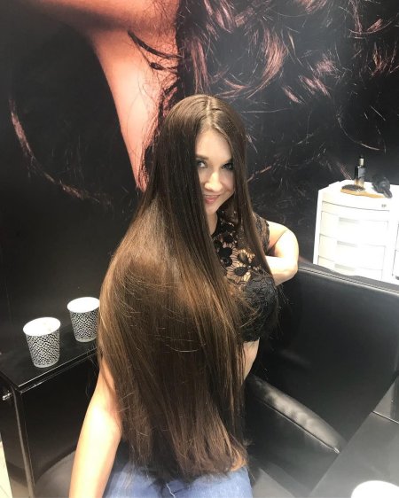 Длинные волосы