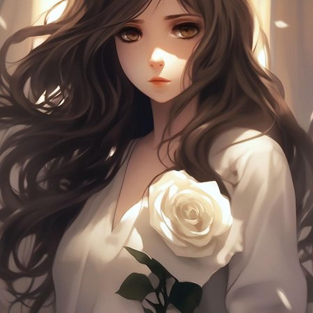 Аниме красивая девушка