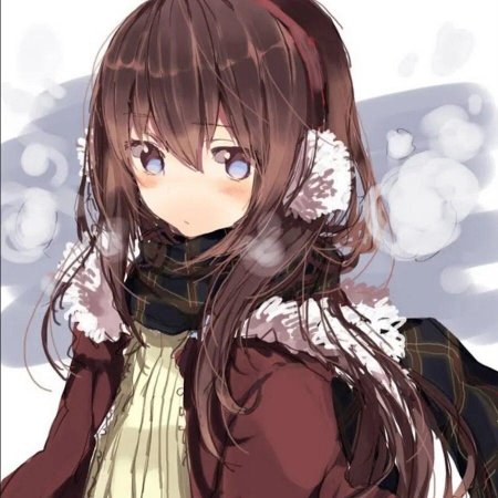 Девочка с коричневыми волосами