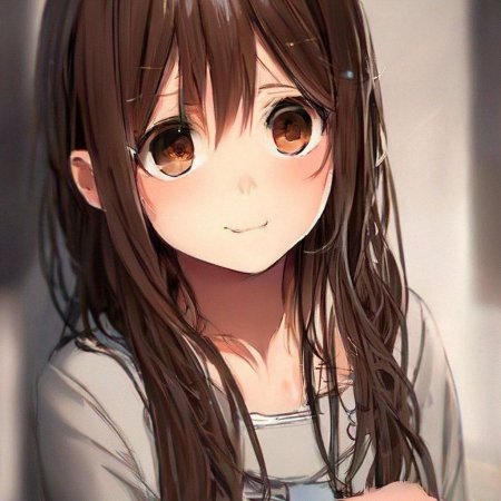 Аниме девочка с русыми волосами