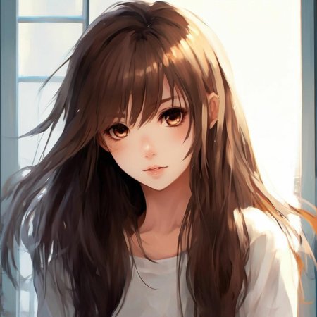 Девушка с карими глазами