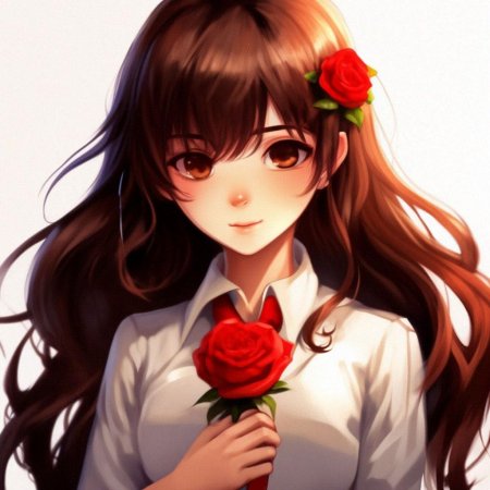 В стиле аниме