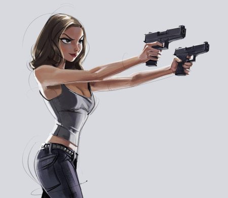 Женщины с оружием из комиксов