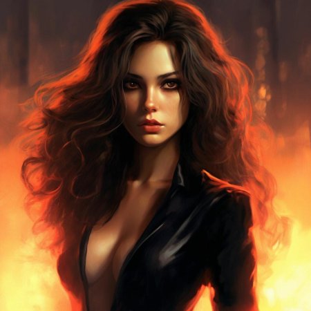 Девушка с огненными волосами