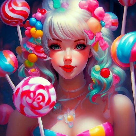 Девочка с леденцом