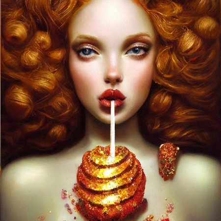 Рыжая девушка