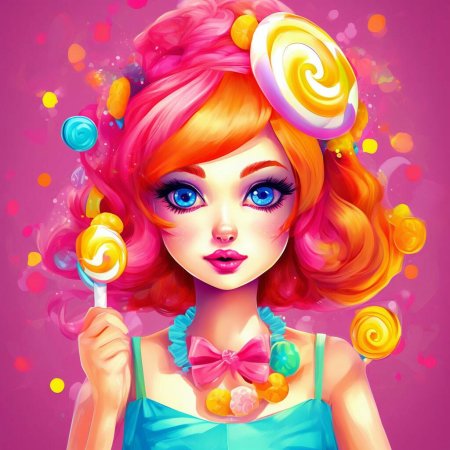 Девочка карамелька
