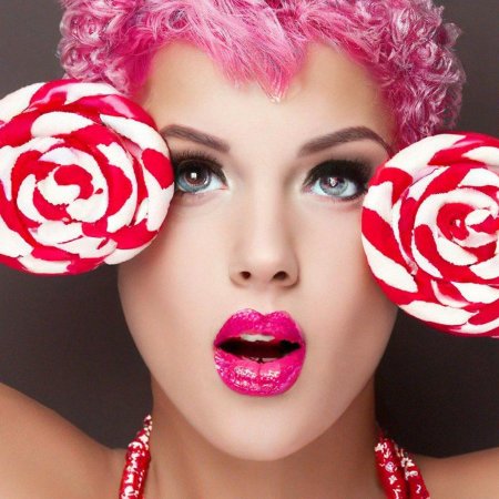 Макияж со сладостями