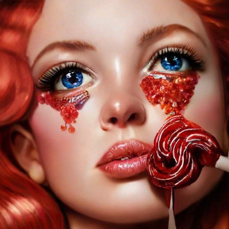 Яркие макияж