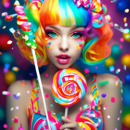 Радужная девочка