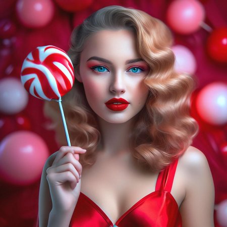 Яркие макияж