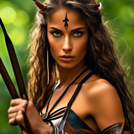 Фотосессия в стиле амазонки