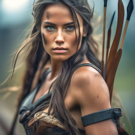 Фотосессия в стиле амазонки