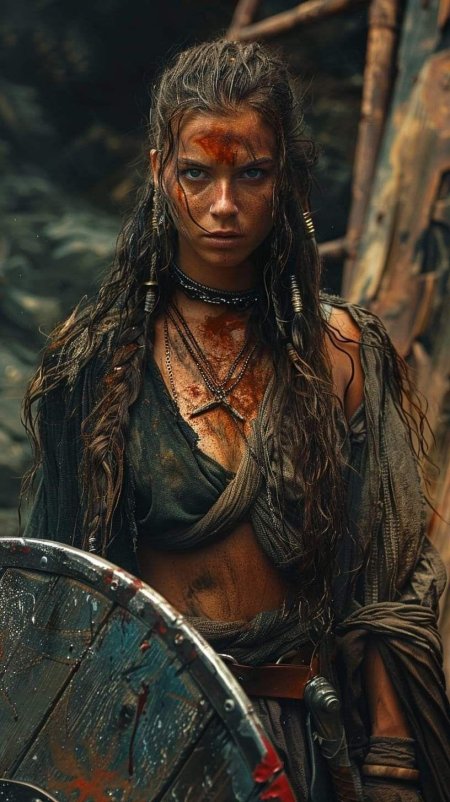 Фотосессия в стиле викингов