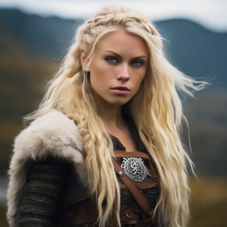 Девушка викинг