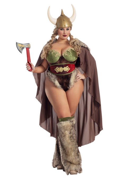 Костюм девушки викинга