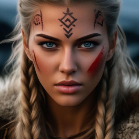 Девушка викинг