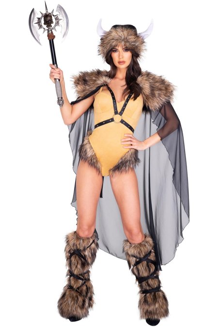 Костюм женщины викинга