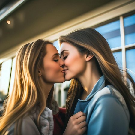 Две красивые девушки