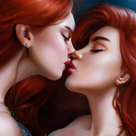 Поцелуй девушек