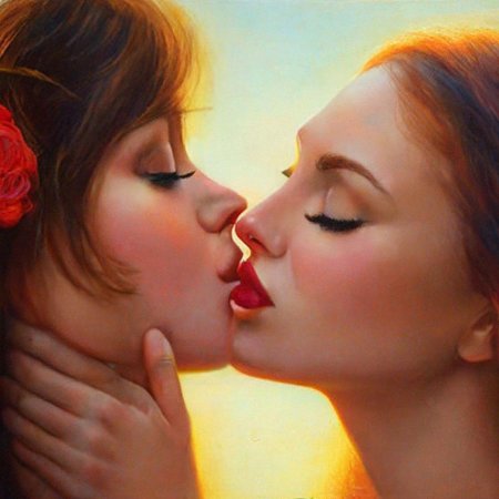 Целуются девушки