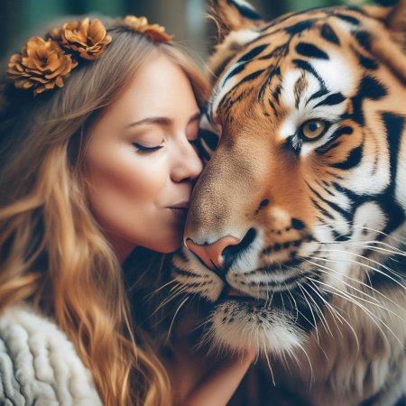 Тигр красивый